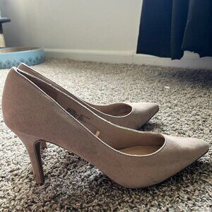 Time and Tru Nude Heels Size 11